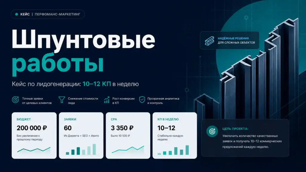 Шпунтовые работы кейс