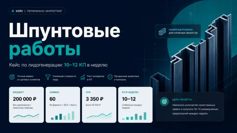Шпунтовые работы кейс